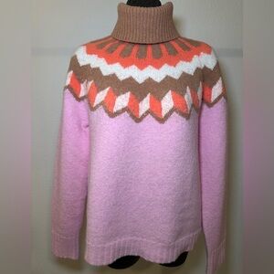 J Crew Super Soft Fair Isle Wool Sweater